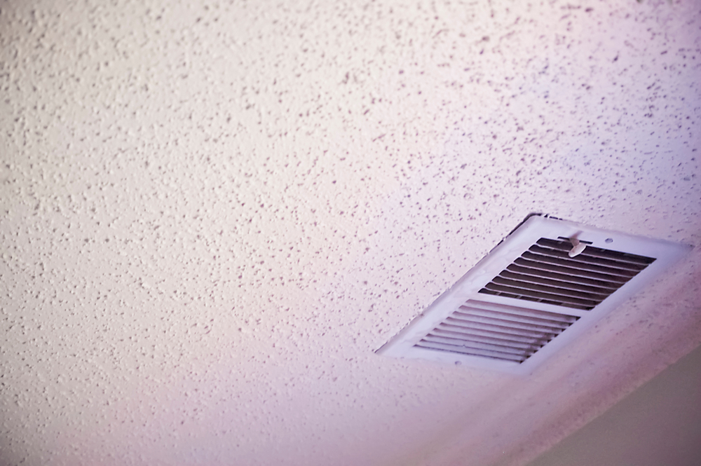 textured ceiling